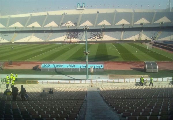 بازی ایران-مراکش در ورزشگاه آزادی پخش نمیشود