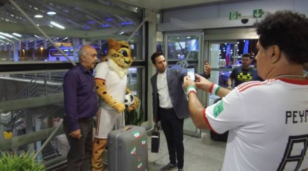 نماد فوتبال ایران به سن پترزبورگ رسید