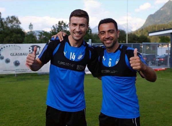  ژاوی و گابی در اولین تمرین السد  عکس