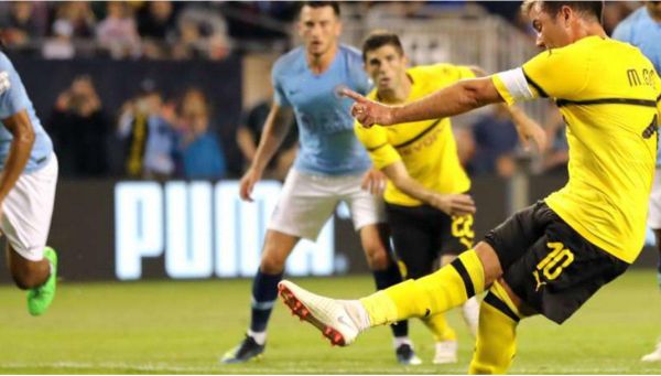  پیروزی دورتموند بر سیتی در آمریکا