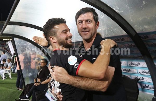  شوخی جالب باقری با سروش رفیعی  عکس