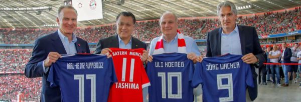  فدراسیون فوتبال ژاپن شریک بایرن شد