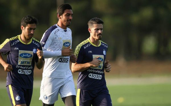  بازگشت وریا غفوری به تمرینات استقلال