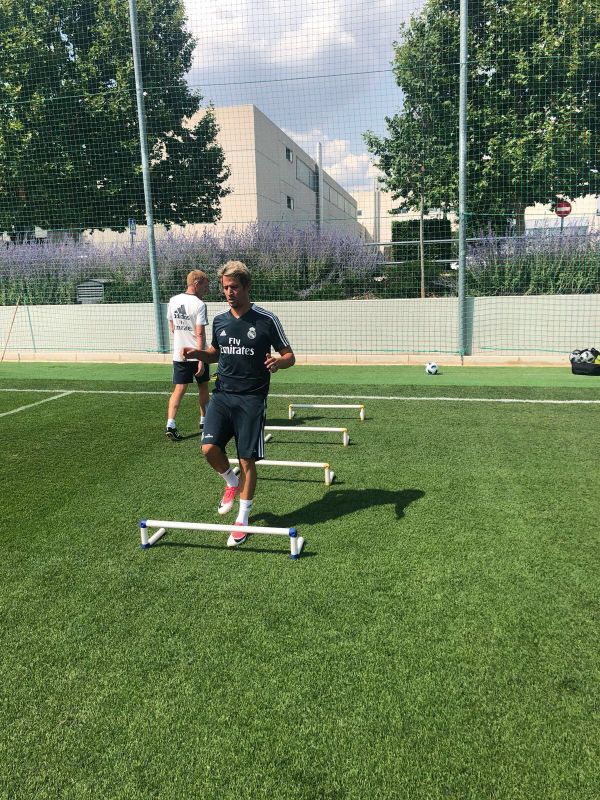 بازگشت مدافع پرتغالی به تمرینات رئال مادرید عکس