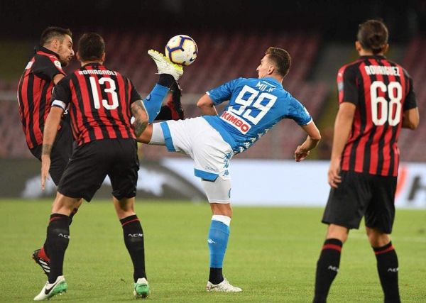 ناپولی 3-2 میلان بازگشت بزرگ شاگردان کارلتو