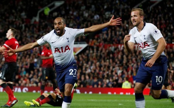 منچستریونایتد 0-3 تاتنهام منچستر، تیم بی دفاع