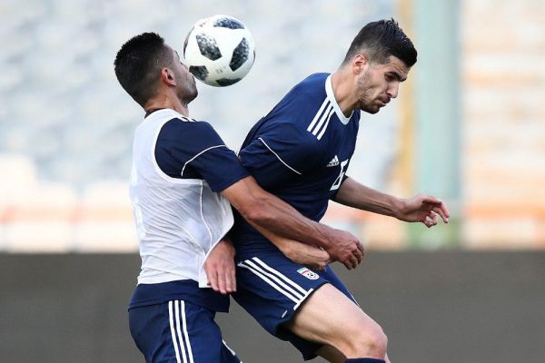  ناجی ردینگ در تمرینات تیم ملی  عکس