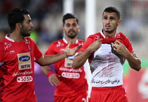 پرسپولیس 2 - 1 نساجی پیروزی مقابل نساجی پیش درآمد بازی الدوحیل