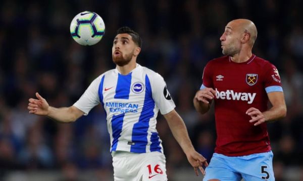  اولین حضور جهانبخش در ترکیب ثابت برایتون برای این تیم خوش یمن بود و برایتون موفق شد با یک گل وستهام را شکست دهد  جهانبخش 71 دقیقه در میدان بود و در دقیقه 58 کارت زرد گرفت