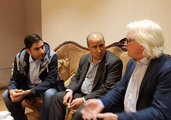  ملاقات شفر، تاج و ستاره اسبق پرسپولیس در حاشیه دیدار دوستانه ایران - بولیوی