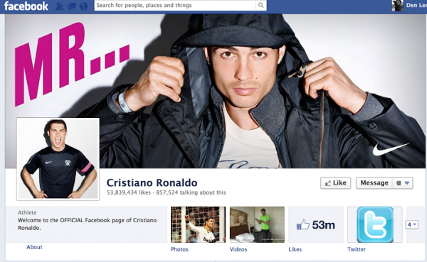  کریس رونالدو تاثیرگذارترین مرد دنیا در شبکه های اجتماعی