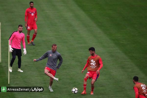  گزارش تصویری آخرین تمرین پرسپولیس پیش از بازی با السد