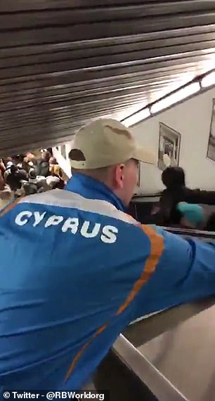 پلهبرقی مترو رم خراب شد، طرفداران زسکا مسکو مجروح شدند