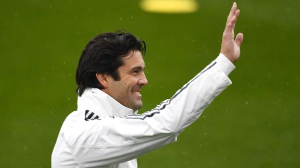 عکس حضور سولاری در اولین تمرین رئال مادرید به عنوان سرمربی