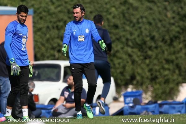  کانال تلگرام روزنامه استقلال جوان مدعی شده احتمال دارد فردا مهدی رحمتی گلر استقلال در بازی مقابل ماشین سازی باشد