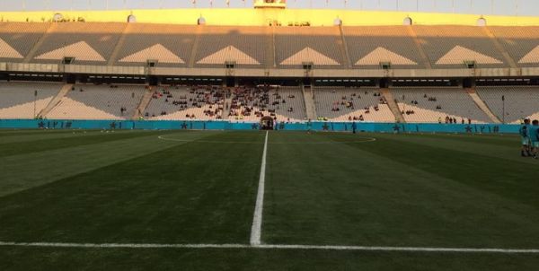  سکو های خالی ورزشگاه آزادی در آستانه دیدار تدارکاتی تیم ملی ایران - ترینیداد و توباگو