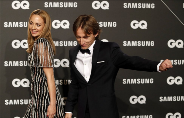  لوکا مودریچ ودریافت جایزه بهترین ورزشکار GQ در سال 2018