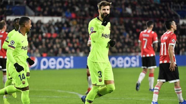  وقتی پیکه با گلزنی در خاک هلند، رکورد یک هلندی را پشت سرگذاشت