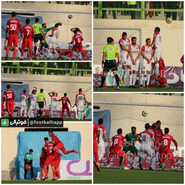  صحنه گل اول نساجی به سپیدرود توسط محمدمهدی نظری