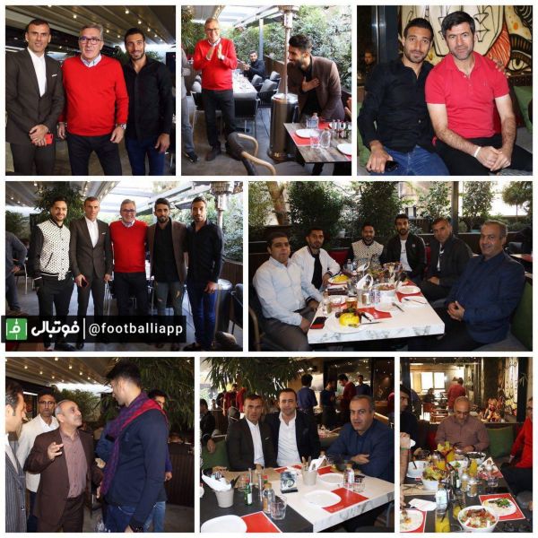  ضیافت ناهار سرخپوشان به میزبانی شجاع خلیل‌زاده