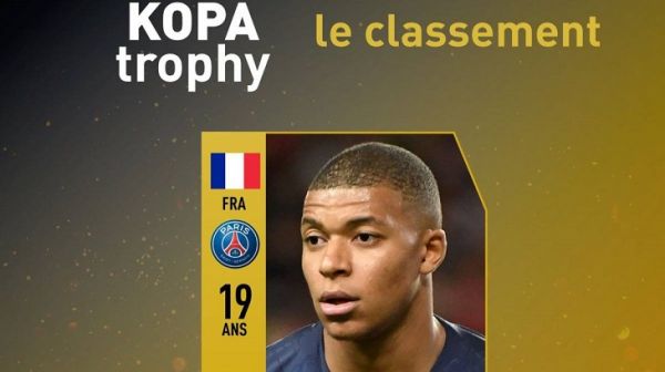  اولین جایزه کوپای تاریخ، به امباپه رسید