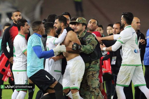 مدافع ملیپوش، نقش اول درگیری در مشهد گزارش تصویری