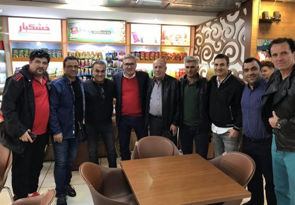 دیدار برانکو با فرهاد کاظمی در فرودگاه