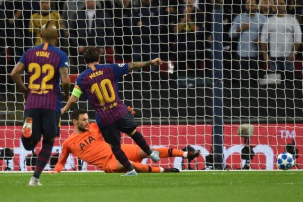 لوریس تاتنهام می تواند مسی را مهار کند