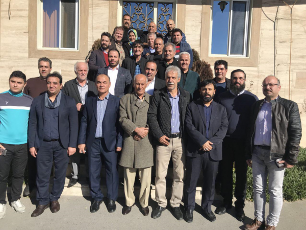 حضور پیشکسوتان باشگاه پرسپولیس در باشگاه بادران