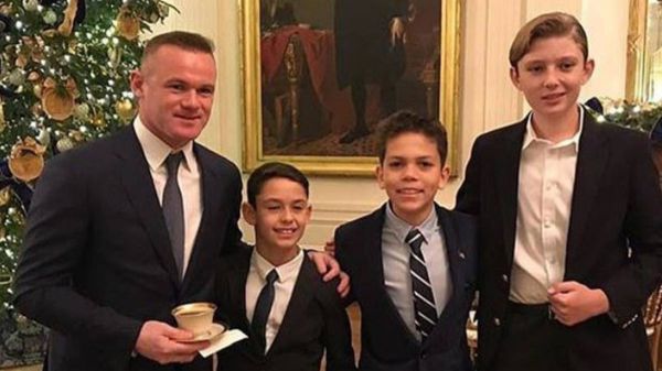  وین رونی میهمان ویژه کاخ سفید در جشن سال نوی میلادی