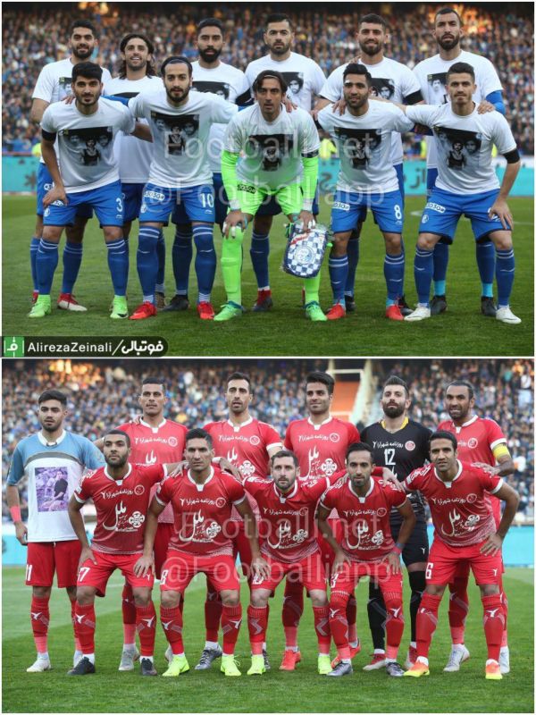  عکس تیمی استقلال و پدیده در دیدار امروز