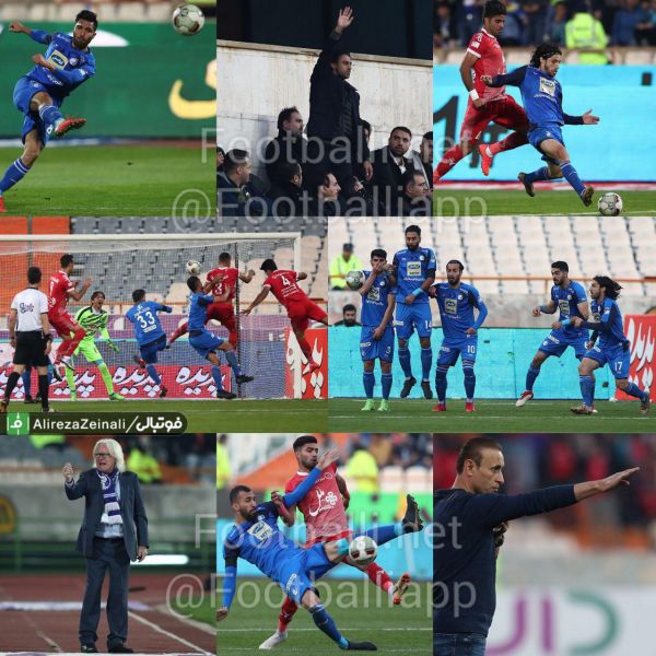  تصاویری از نیمه اول دیدار استقلال و پدیده