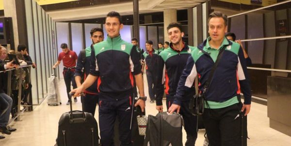  تیم فوتبال امید ایران وارد اردن شد