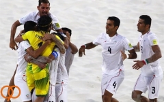 رقابتهای فوتبال ساحلی پرشین کاپ ایران و اسپانیا فاتحان روز اول