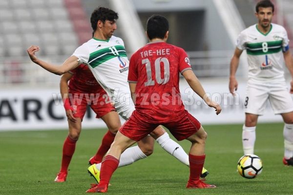  گل زوج طلایی ذوب آهن به هدر رفت  عکس