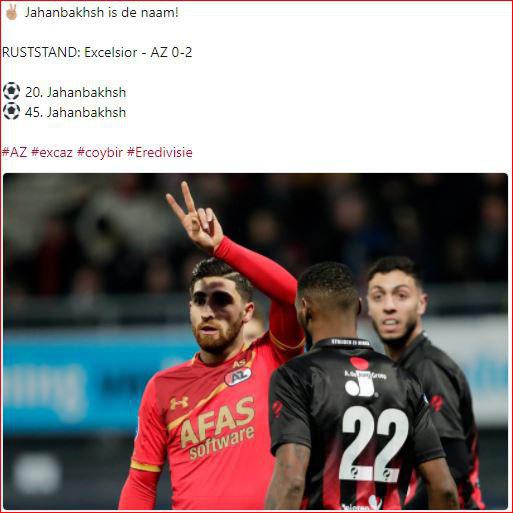  آلکمار؛ جهانبخش زننده هردوگل و آقای گل است