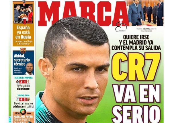  جدایی رونالدو از رئال را جدی بگیرید