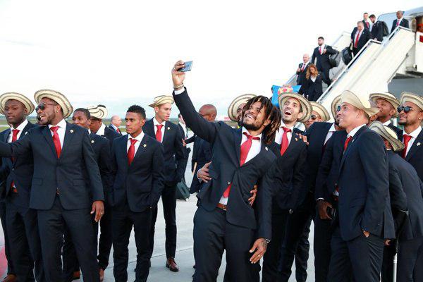 شوق بازیکنان پانامایی از حضور در روسیه عکس