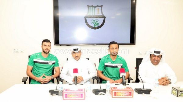  معارفه ابراهیمی و خانزاده در الاهلی عکس