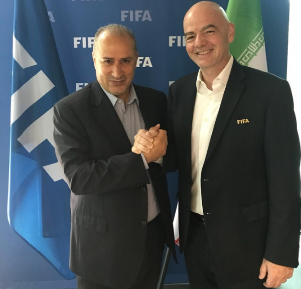  دیدار تاج و اینفانتینو در زوریخ