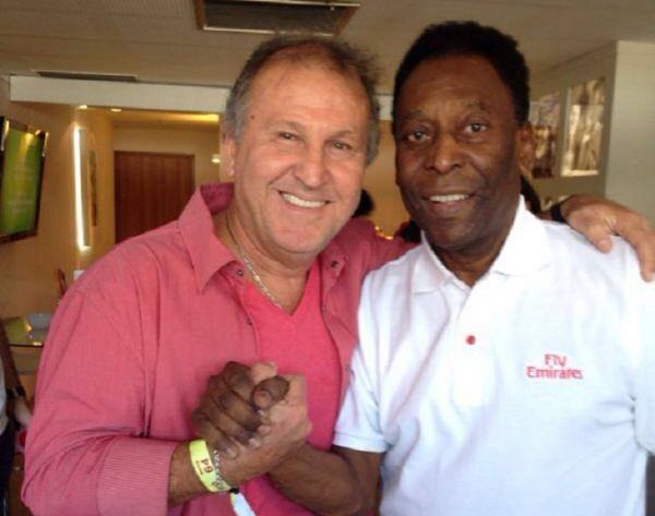  زیکو  درزمان خلقت پله، خدا تمام ویژگی های فوتبالی را درپله قرار داده بود؛ مسی هنوز به جایگاه مارادونا نرسیده