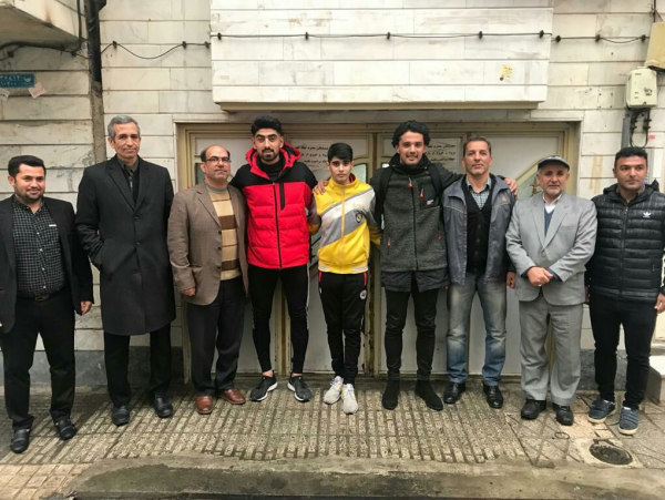  عیادت جمعی از چهره‌های ورزشی از بازیکن تحت درمان احسان‌ری