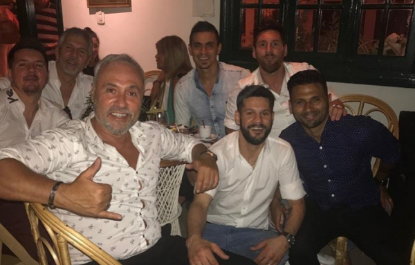  برگزاری مراسم غسل تعمید پسر مسی در آرژانتین