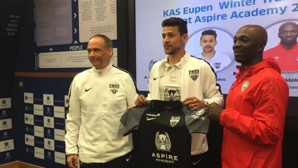  جلسه معارفه همبازی جدید پورعلی گنجی در اسپایر دوحه