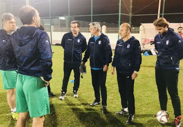  حضور نیکو کرانچار در تمرین تیم فوتبال امید