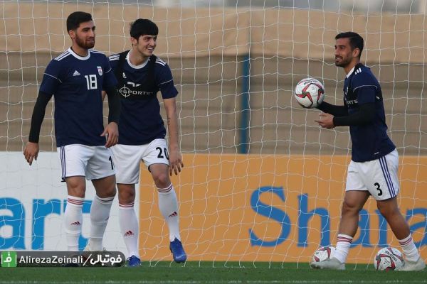  گزارش تصویری از تمرین امروز تیم ملی   ۱