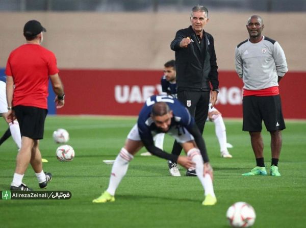 گزارش تمرین تیم ملی مهار پنالتی کیروش توسط عابدزاده و برگردان زیبای طارمی