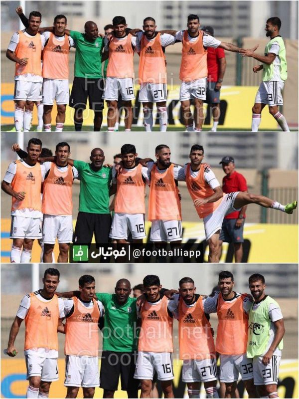  فریم به فریم با شوخی و ترفندهای طارمی برای حضور نداشتن رضاییان در عکس یادگاری