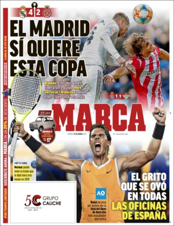 روزنامه های اسپانیا؛ این رئال لذت بخش عکس