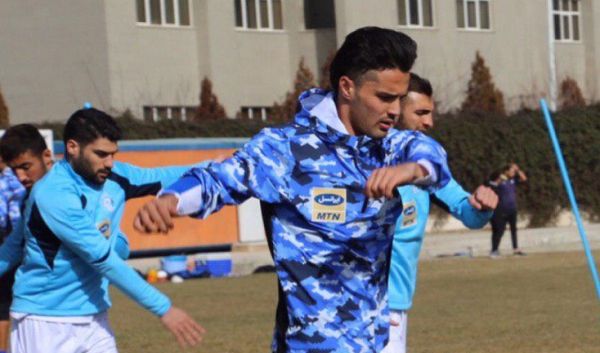  نور افکن در تمرینات استقلال حاضر شد